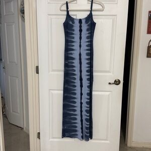 Young Fabulous & Broke Navy Tie-Dye Maxi Dress